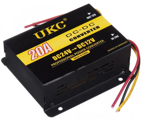 Перетворювач інвертор 24V/12V UKC (20A)