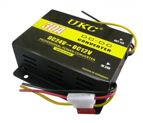 Перетворювач інвертор 24V/12V UKC (30A)