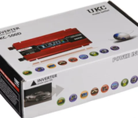Перетворювач інвертор (з екраном) 12V/220V UKC 500W (modify)