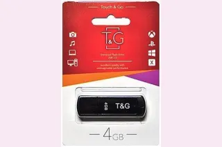 Флешка 4GB T&G Vega 121 чорний