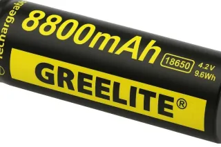 Акумулятор 18650 для ліхтарів Greelite чорна