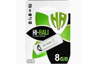 Флешка USB 8GB HI-RALI Shuttle серый