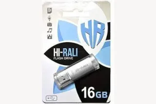 Флешка USB 16GB Hi-Rali Rocket сірий