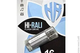 Флешка USB 16GB Hi-Rali Corsair сірий