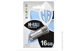 Флешка USB 16GB Hi-Rali Corsair сірий