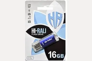 Флешка USB 16GB Hi-Rali Rocket синій