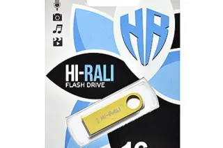 Флешка USB 16GB Hi-Rali Shuttle золото