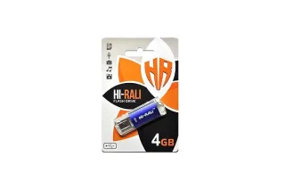 Флешка USB 4GB Hi-Rali Rocket синий