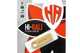 Флешка USB 4GB Hi-Rali Shuttle золото