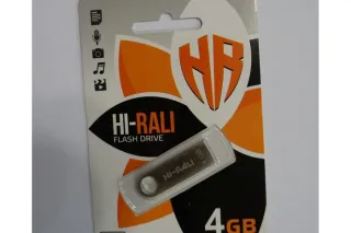 Флешка USB 4GB Hi-Rali Shuttle срібло