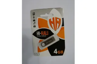 Флешка USB 4GB Hi-Rali Shuttle серебро