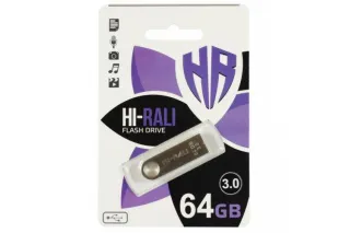 Флешка USB 64GB HI-RALI Shuttle сірий