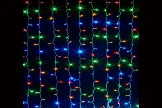 Гірлянда 240 LED мультибарвний водоспад 3х1.5 м (від мережі)