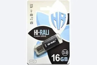 Флешка USB 16GB Hi-Rali Rocket черный
