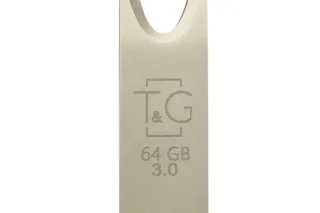 Флешка 3.0 USB 64GB T&G метал 117 сірий