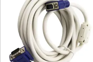 Кабель VGA-VGA 3м (білий)