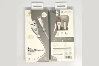 Шнур Lighting LENYES LC101 iPhone 1м 2.4A
