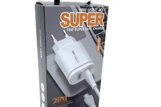 Мережевий зарядний пристрій зі шнуром iPhone GQ-178PD (1USB 18W)
