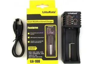 Зарядное на 1 аккумулятор LiitoKala Lii-100 (универсальное)