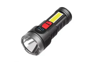 Ручний пластиковий ліхтар із Type-C BL-822 (LED+COB)