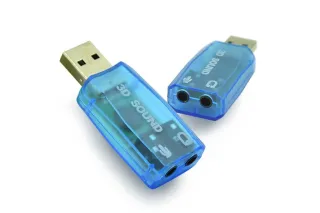 Звуковая карта ЮСБ для ПК компьютера USB 3D sound 5.1