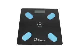 Ваги підлогові скляні до 180 кг + WIFI DOMOTEC MS-2017A (квадратні)