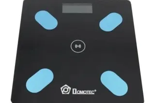 Ваги підлогові скляні до 180 кг + WIFI DOMOTEC MS-2017A (квадратні)
