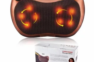 Масажна подушка з підігрівом від мережі та прикурювача Massage Pillow 8028