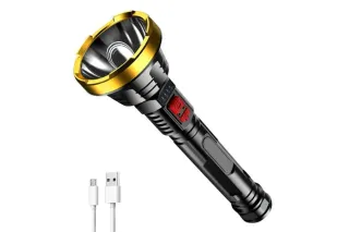 Ліхтарик ручний ліхтар із microUSB 81019 (пластиковий)