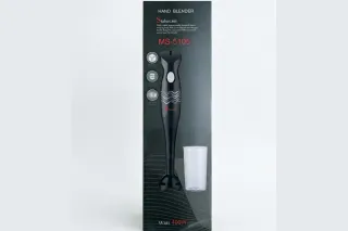 Блендер ручной пластик с чашей DOMOTEC MS-5105