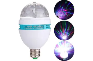 Лампа дискошар E27 Party Light (цоколь в комплекте)