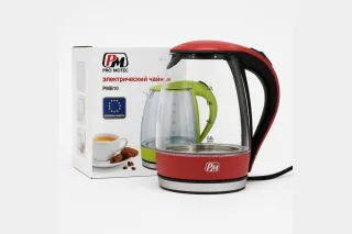 Дисковый электро чайник стеклянный (2 литра) Promotec PM-810E