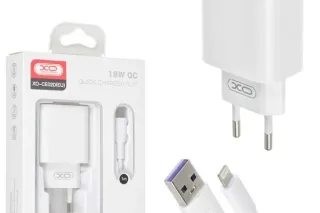 Мережевий зарядний XO CE02A (PD 20W QC 18W)
