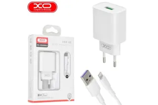 Мережевий зарядний XO CE02A (PD 20W QC 18W)
