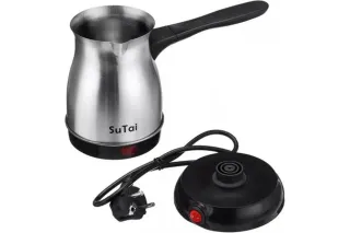 Кофеварка турка электрическая метал 0.8л 800W Su Tai ST-138 (без упаковки)