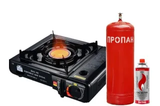 Портативная газовая плита под баллон (1 конфорка) 5555O