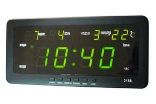 Годинник настільний для дому 2158-2 GREEN
