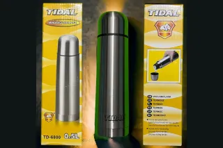 Термос металевий 0.5 л для напоїв TIDAL TD-6800-05L