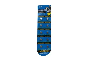 Батарейка для годинника RABLEX AG4/LR626 10шт/блістер (Ціна вказана за 10шт)