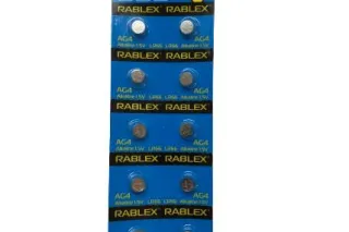 Батарейка для годинника RABLEX AG4/LR626 10шт/блістер (Ціна вказана за 10шт)
