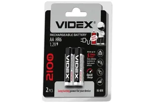 Акумулятор Videx HR6/AA 2100mAh 2шт/блістер (Ціна вказана за 2шт) [10]