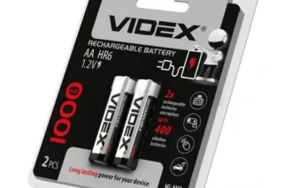 Акумулятор Videx HR6/AA 1000mAh 2шт/блістер (Ціна вказана за 2шт)