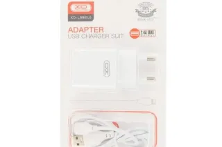 Мережевий зарядний кабель Lightning XO L99 (1USB 2.4A)