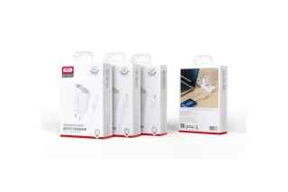 Мережне зарядне з кабелем microUSB XO L100 (QC3.0+3USB 2.4A)