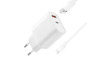 Мережеве зарядне з кабелем microUSB XO L116 (PD30W+QC18W)