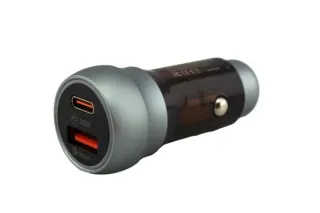 Автомобільне зарядне з кабелем Type-C C-01 (QC3.0+PD 38W)