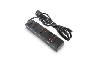 Сетевой фильтр удлинитель (2 розетки 4 USB) BKL01-2