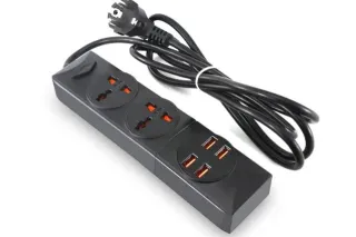 Мережевий фільтр подовжувач (2 розетки 4 USB) BKL01-2