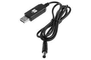 USB кабель для питания роутера от повербанка 12V