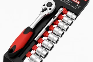 Набір торцевих головок (12шт) з тріскачкою 1/2 Socket Set CR-V JC-8039